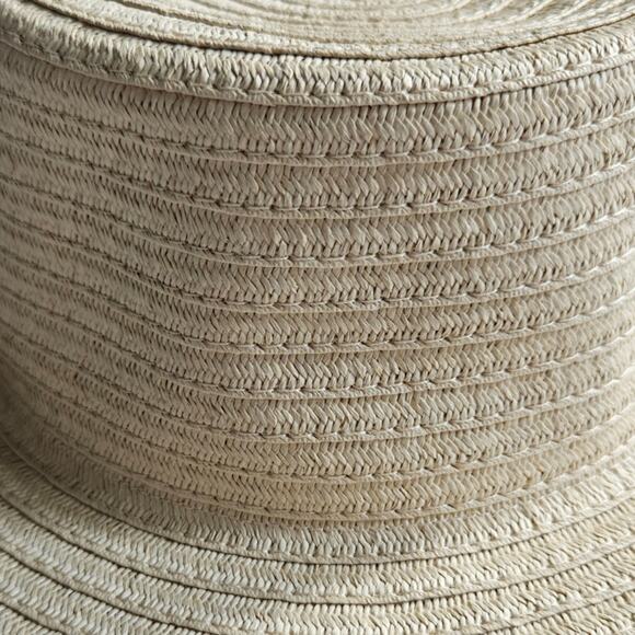 Gray Malin x Janie and Jack Straw Boater Hat New sz 6-8 - Picture 2 of 4